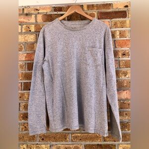 Goodfellow & Co Heather Gray Long Sleeve Tee